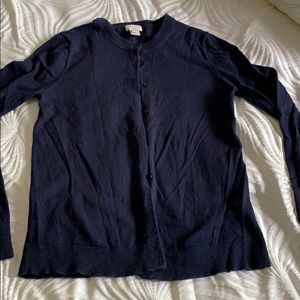 JCrew Navy Cardigan